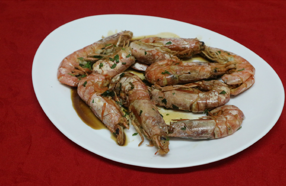 gambão frito com molho de cerveja Receita casal chef + blogue ela e ele + ele e ela + pedro e telma + blogue português + blogue de casal + gambão frito com cerveja.