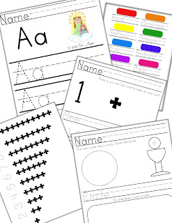 Life, Love, & Sacred Art: Hurry the Catholic Preschool Printables are