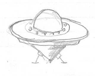 Flying Saucer drawing