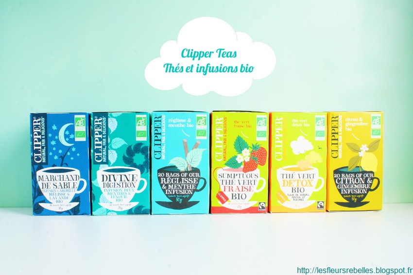 Les thés et infusions bio Clipper Teas [concours]