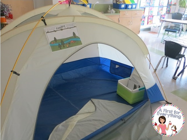 Engaging integrated and thematic camping unit for elementary classroom.