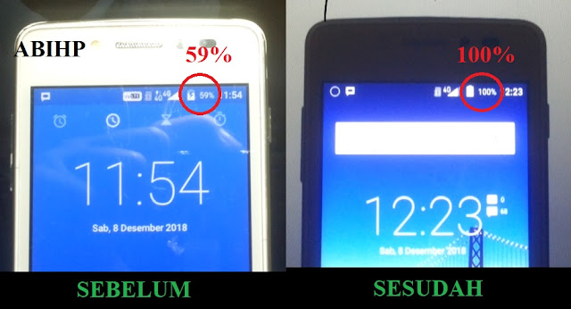 Solusi mengatasi Andromax E2 yang dicas tidak bertambah baterai.