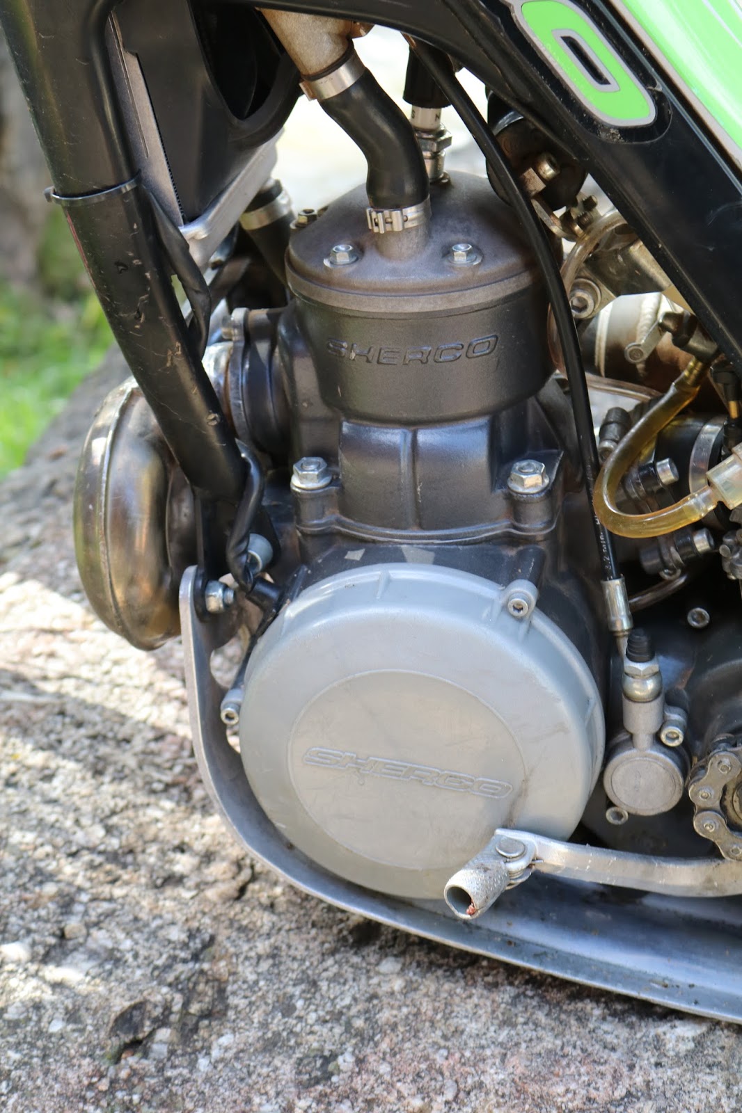 OldMotoDude Sherco Trials Bike at the Mountain West Vintage Trials