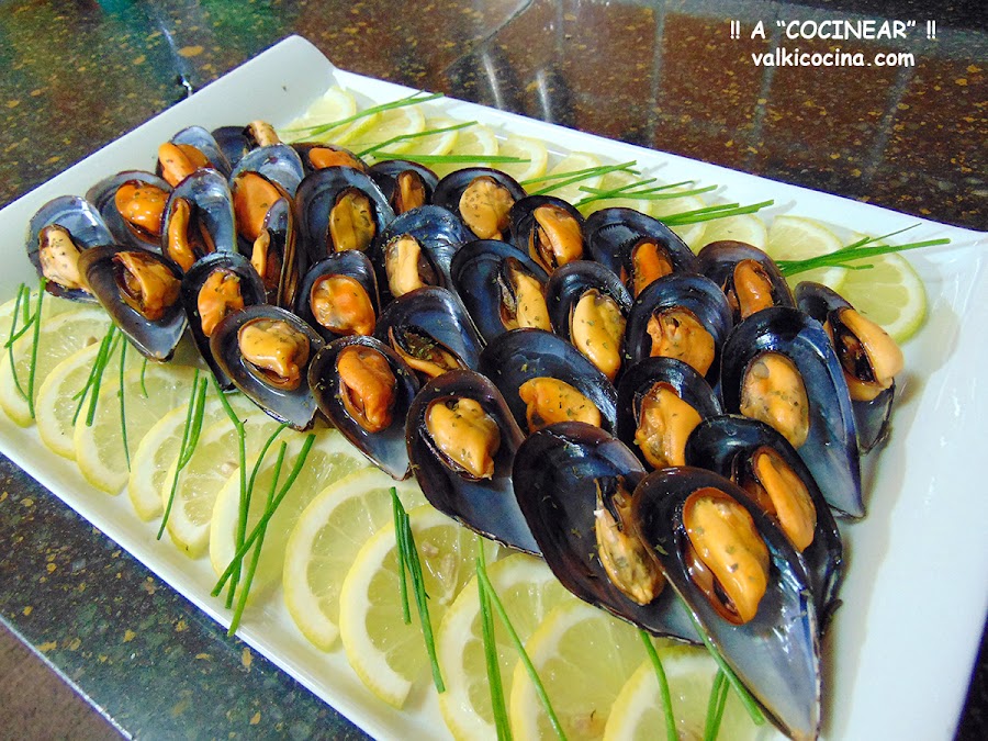 Mejillones al cava o al vino