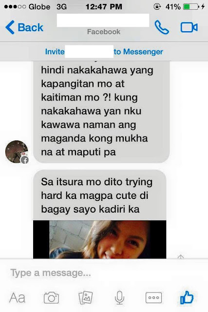 "Half Canada-Half Philippines" woman does this after an FB friend refused to like her profile picture! "Half Canada-Half Philippines" woman does this after an FB friend refused to like her profile picture!