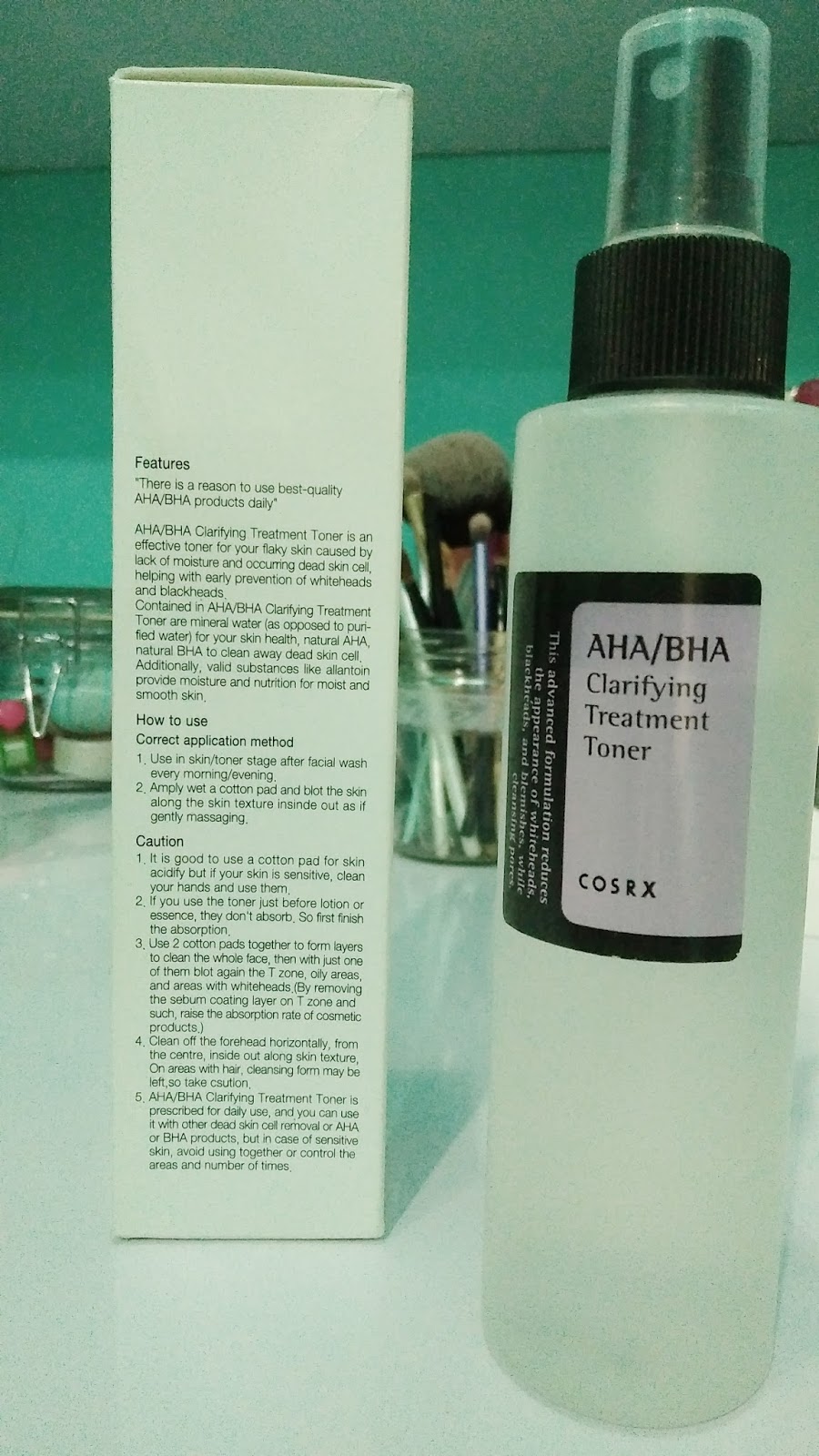 Nyobain COSRX AHA/BHA Exfoliate Toner Asal Negeri Gingseng Korea