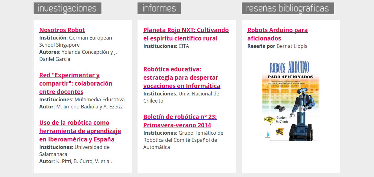 http://bibliotecaescolardigital.es/comunidad/BibliotecaEscolarDigital/recurso/boletin-n-28-robotica-educativa/9f44c201-32ac-48b0-96f1-a75da7b82fee
