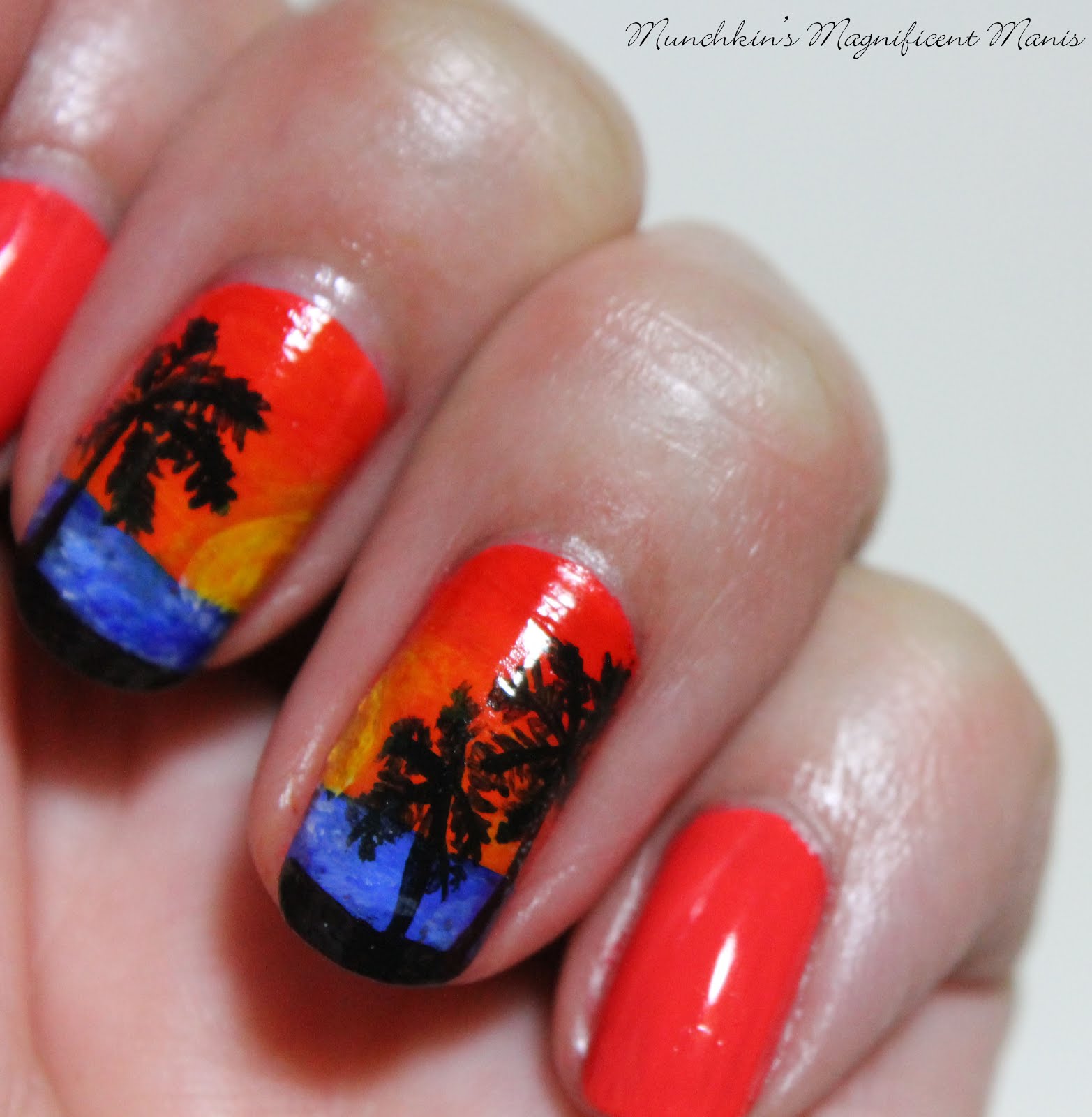 Munchkins Magnificent Manis: Tropical Sunset