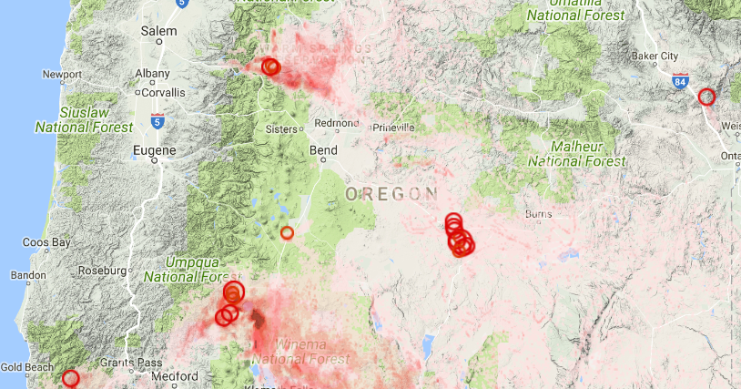 Oregon Smoke Information: AQ Forecasting