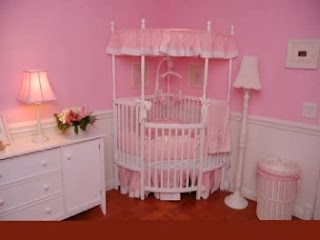 Dormitorio para bebé rosa y blanco cuarto bebé rosa blanco
