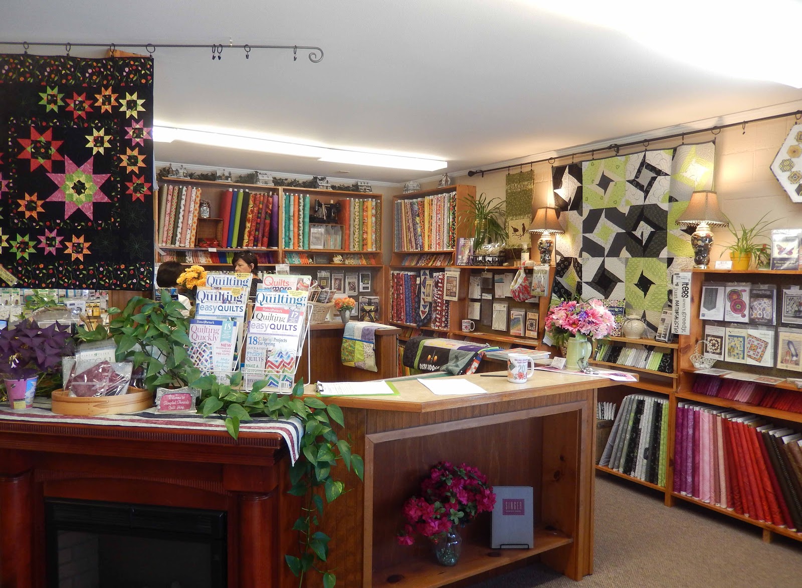 Cat Patches Quilt Shop Tangled Threads, Lynden, Washington