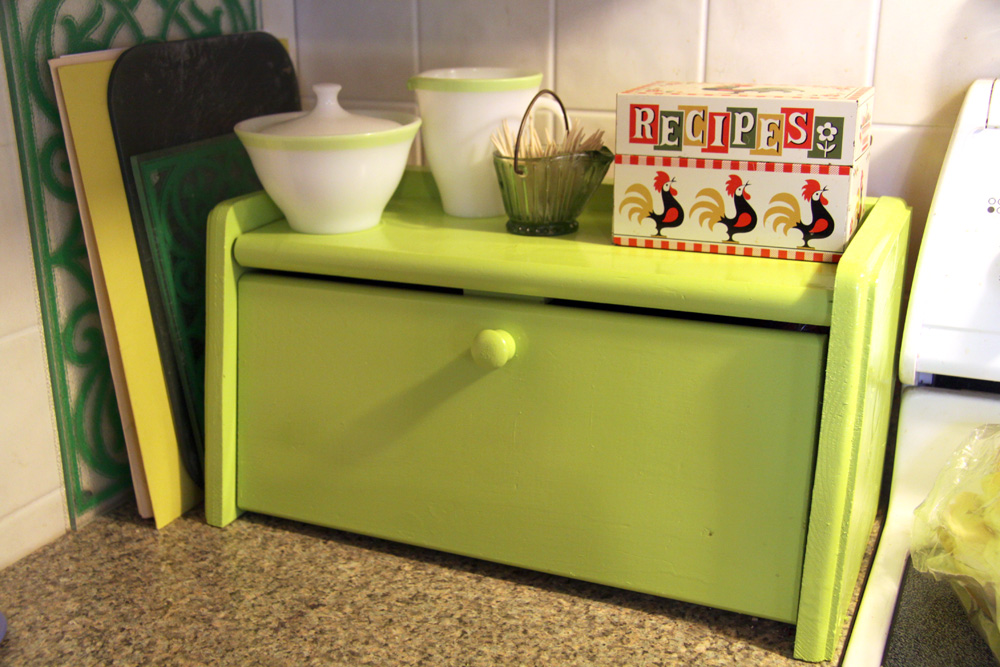 my little part of the world Bread box makeover!