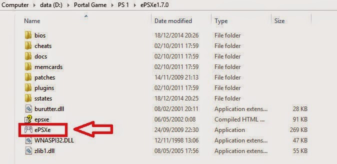Open ePSXe.exe