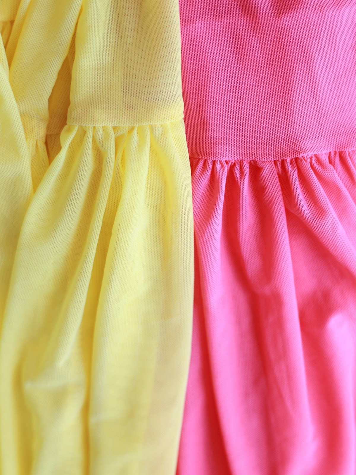 Mango+Orangie Sleeveless Peplum Top with Elastic Netting