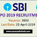 SBI PO 2019 Notification Out for 2000 Posts