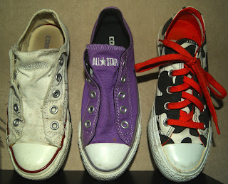 can you put leather converse in the washing machine