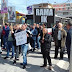 Police Officer injured in Fier in a protest against Government