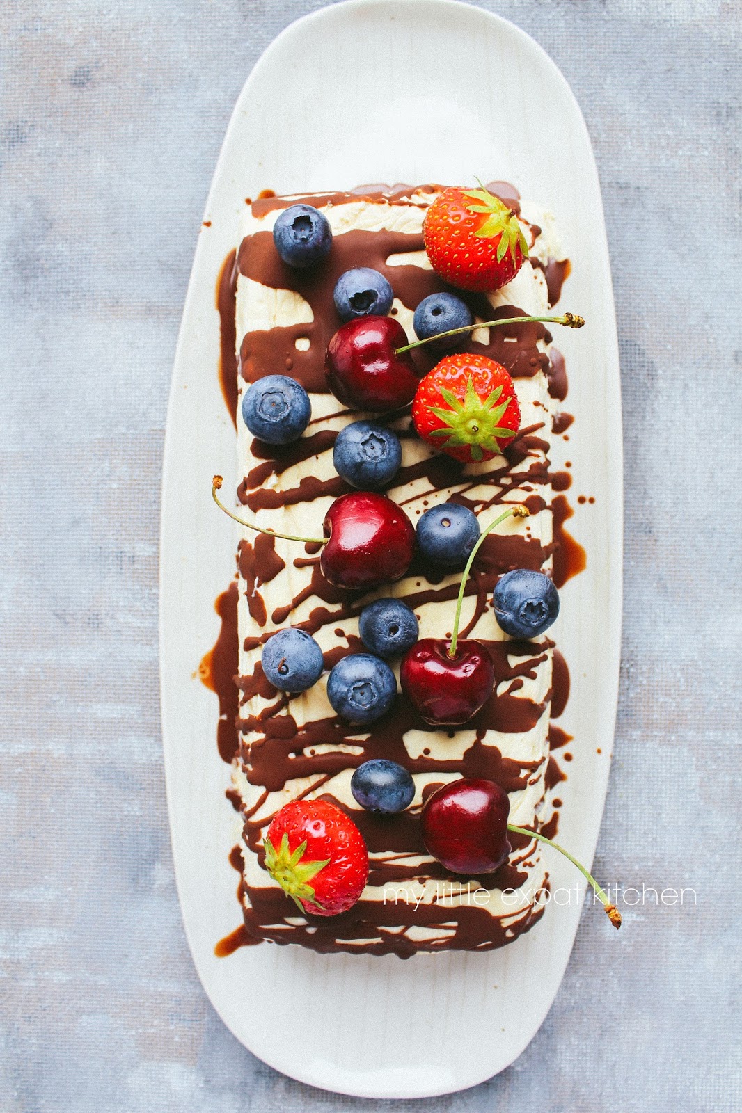 My Little Expat Kitchen Chocolate, hazelnut and crushed meringue ice