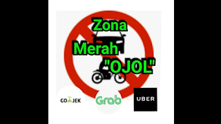 Zona Merah Ojek Online Grab Gojek di Bandung