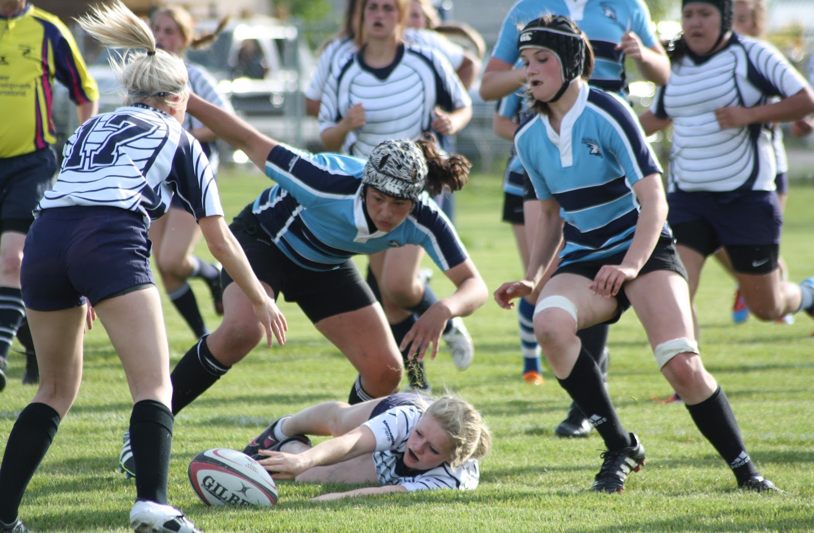 Pincher Creek Voice: Hawks Sr. Girls Rugby team defeats Cardston in ...