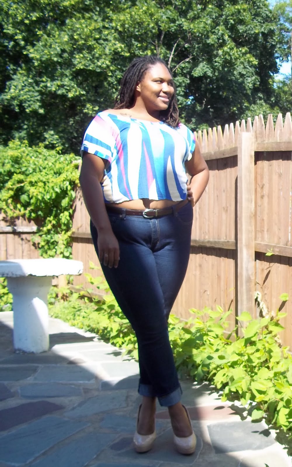 Big girl in a Crop Top..uh oh! - A Thick Girl's Closet