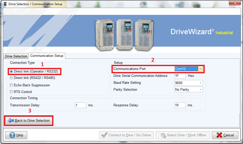 PLC Technology Yaskawa Drive Parameter UPLOAD