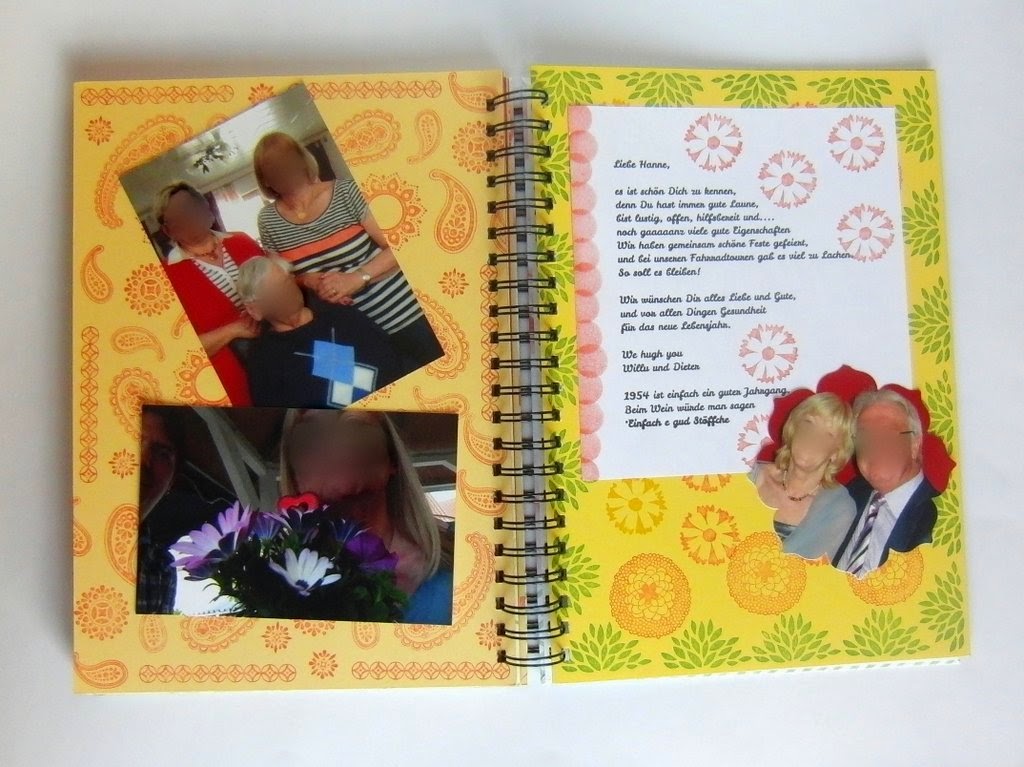 Eri's Kreativwerkstatt Ein Geburtstagsalbum voller lieber Grüße und Fotos