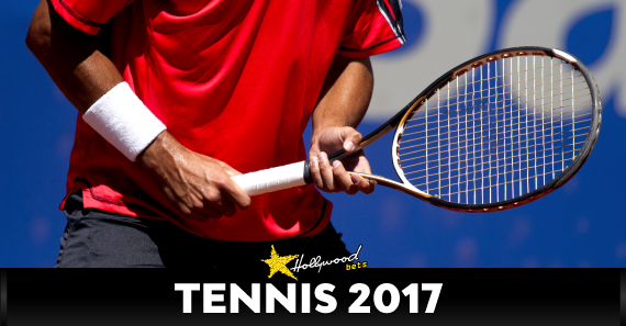 ATP World Tour Finals Tennis Player Holds Racquet