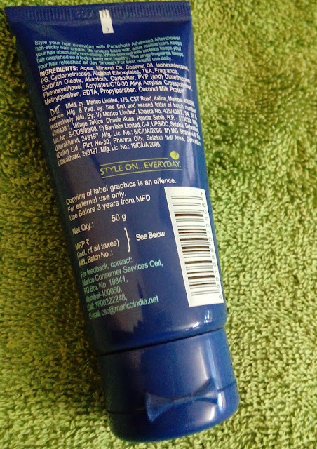 Parachutes Advansed After Shower Non Sticky Hair Cream Review, Pictures & Swatches