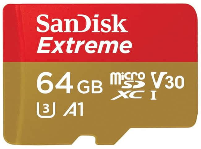 SanDisk Extreme UHS-3 da 64 GB