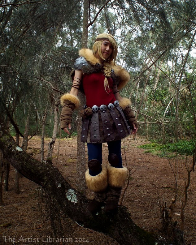 The Artist Librarian Astrid Hofferson HTTYD2 cosplay The Artist Librarian's Astrid Hofferson costume from How to Train Your Dragon 2