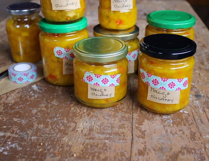 Mango Chutney einwecken