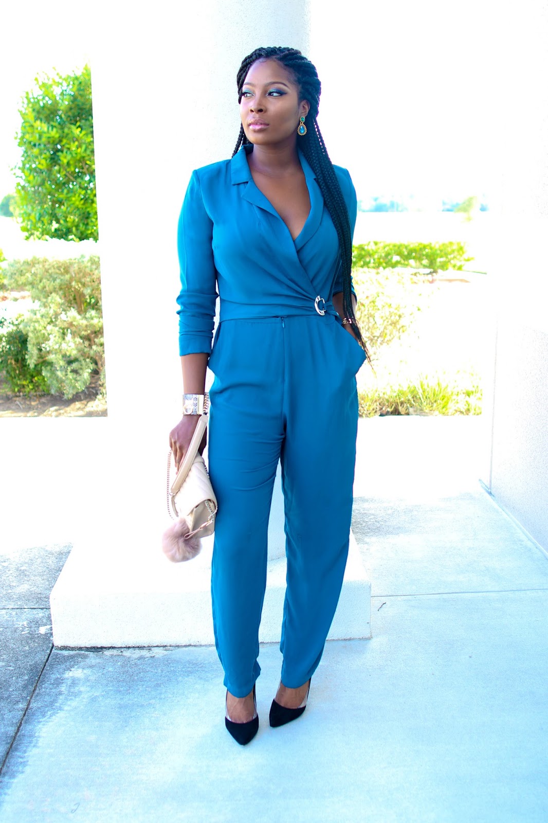 Teal Jumpsuit - Irony of Ashi
