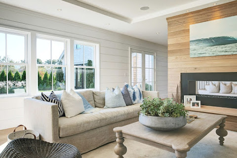 Beach Style Living Room Awesome Home Design