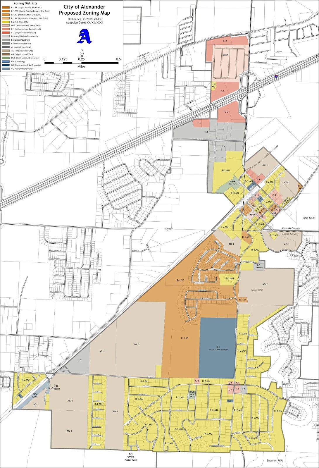 The Alexandrian Proposed zoning map presented to Alexander Planning Commission members