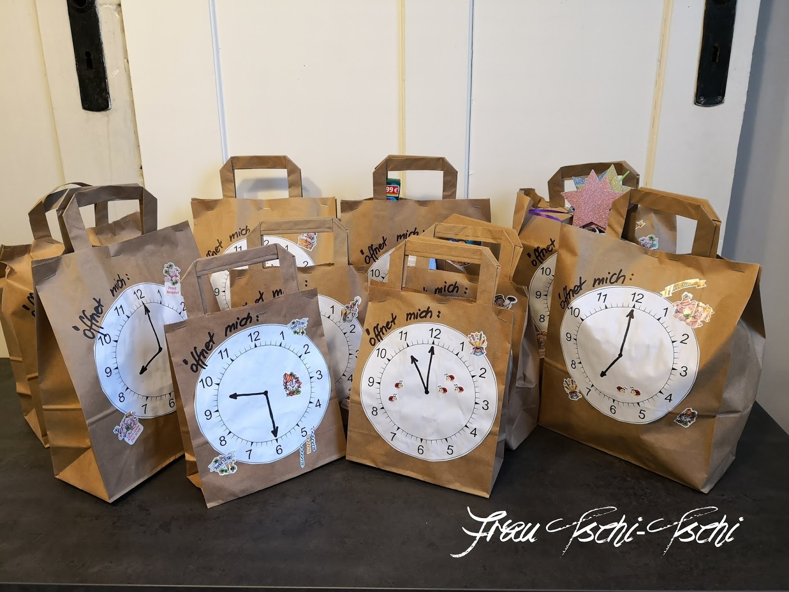 Frau Tschi-Tschi: Countdown-Tüten - Spaß für die ganze Familien am