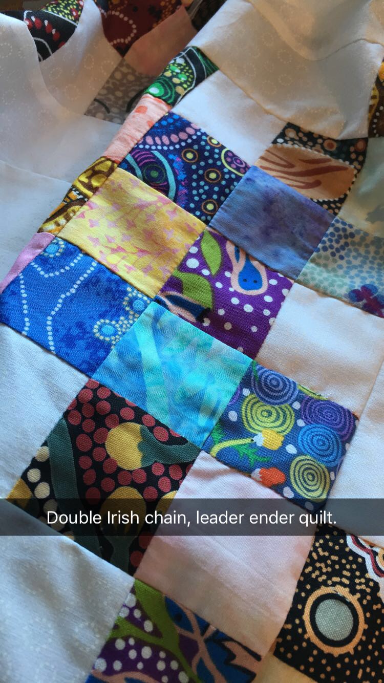 Susan's Quilt Creations Double Irish ChainLeader Ender Quilt