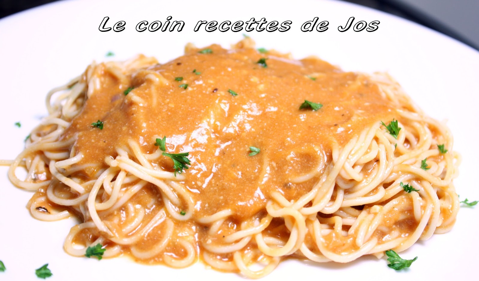 Le coin recettes de Jos SAUCE