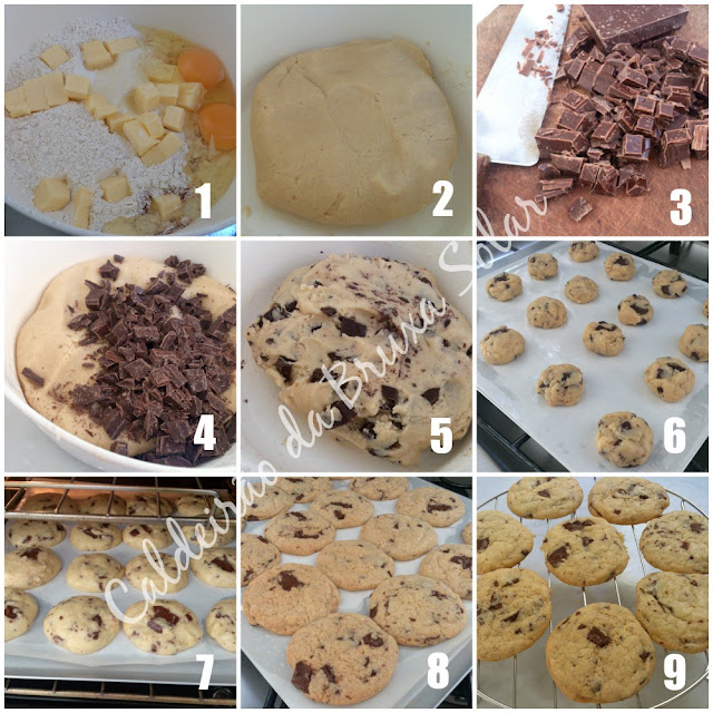 Cookies de especiarias e chocolate