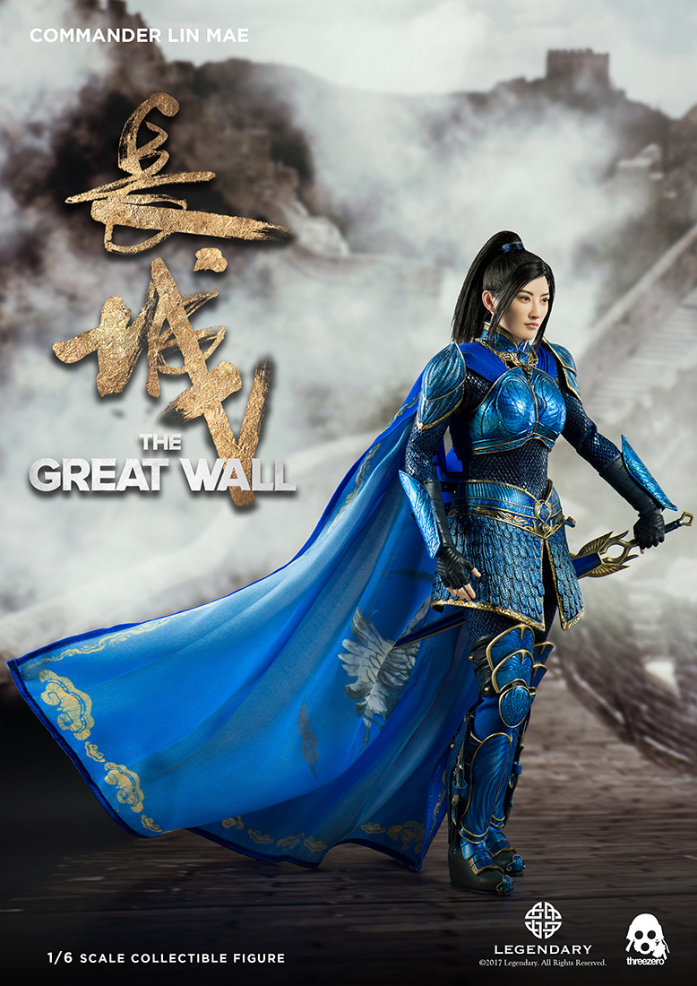 1/6 "The Great Wall" Commander Lin Mae from threezero for Feb 21st Pre