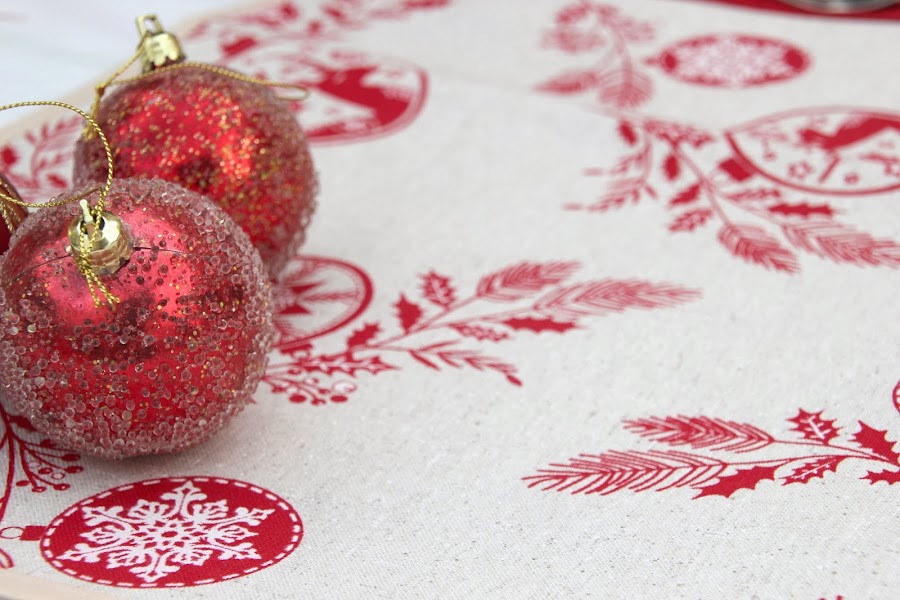 #NavidadFácil DIY: Cómo hacer un mantel individual decoración navidad