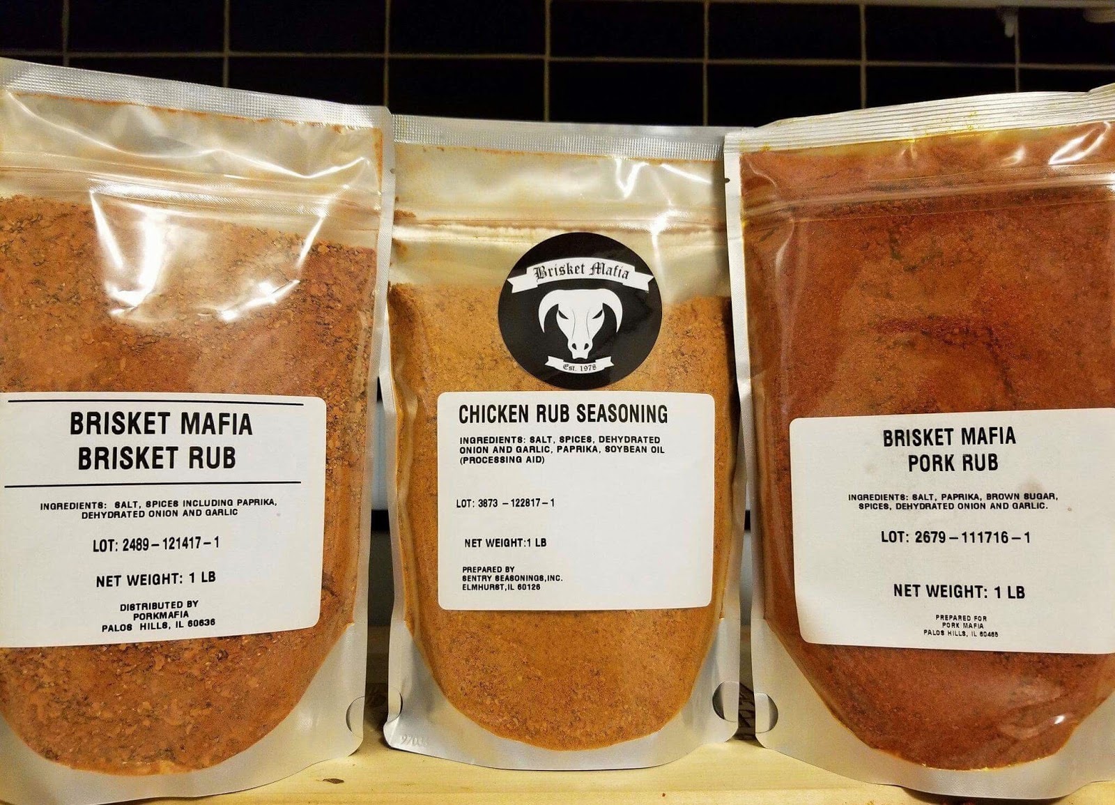 Brisket Mafia Brisket, Pork and Chicken Rub Combo