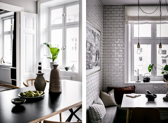 Observatoriegatan 7, An exciting blend of masculine atmosphere and dark tones