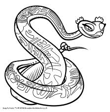 Coloriage Cobra A Imprimer