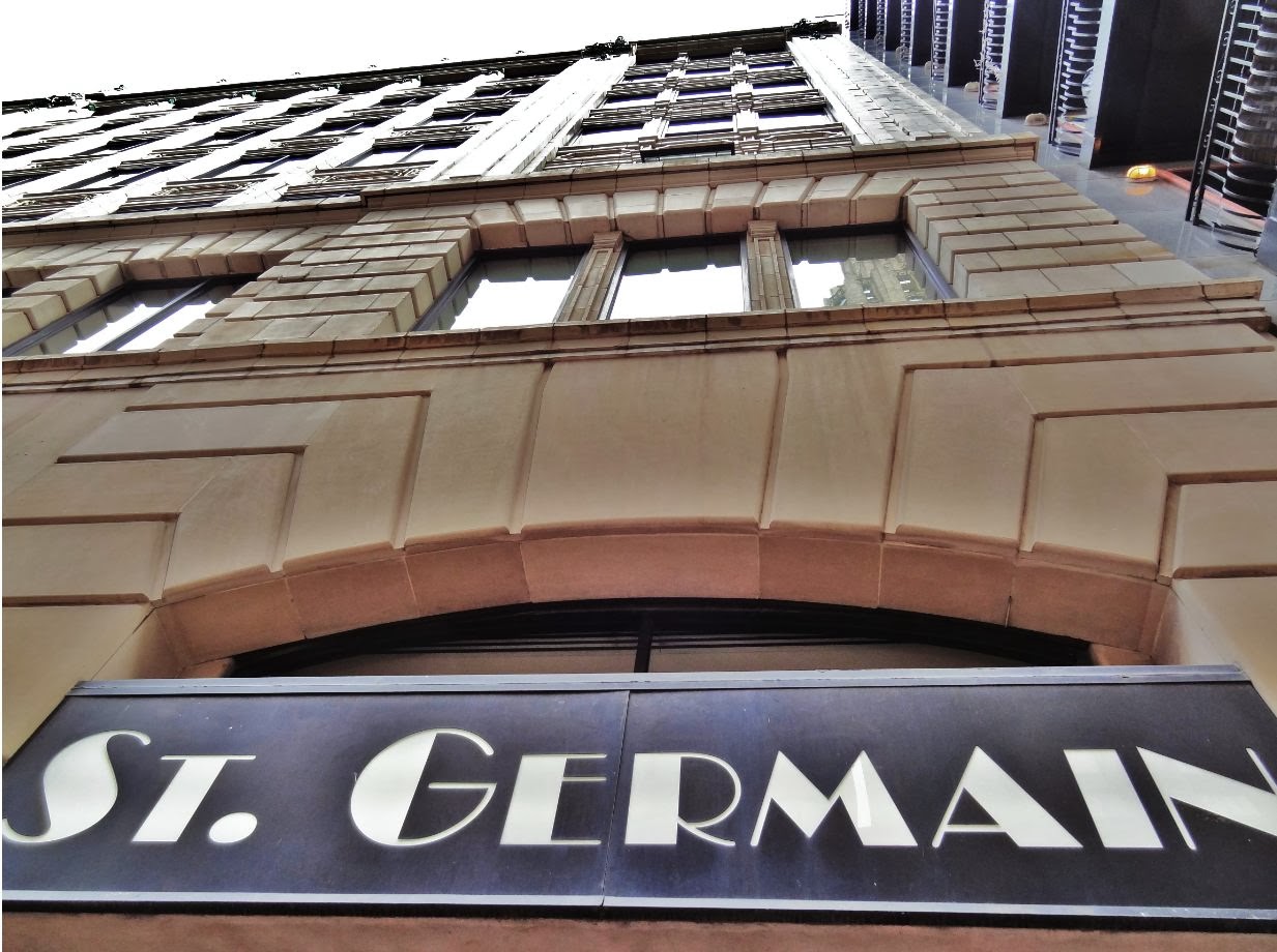 Houston in Pics Flying Saucer Houston at St. Germain Building on corne