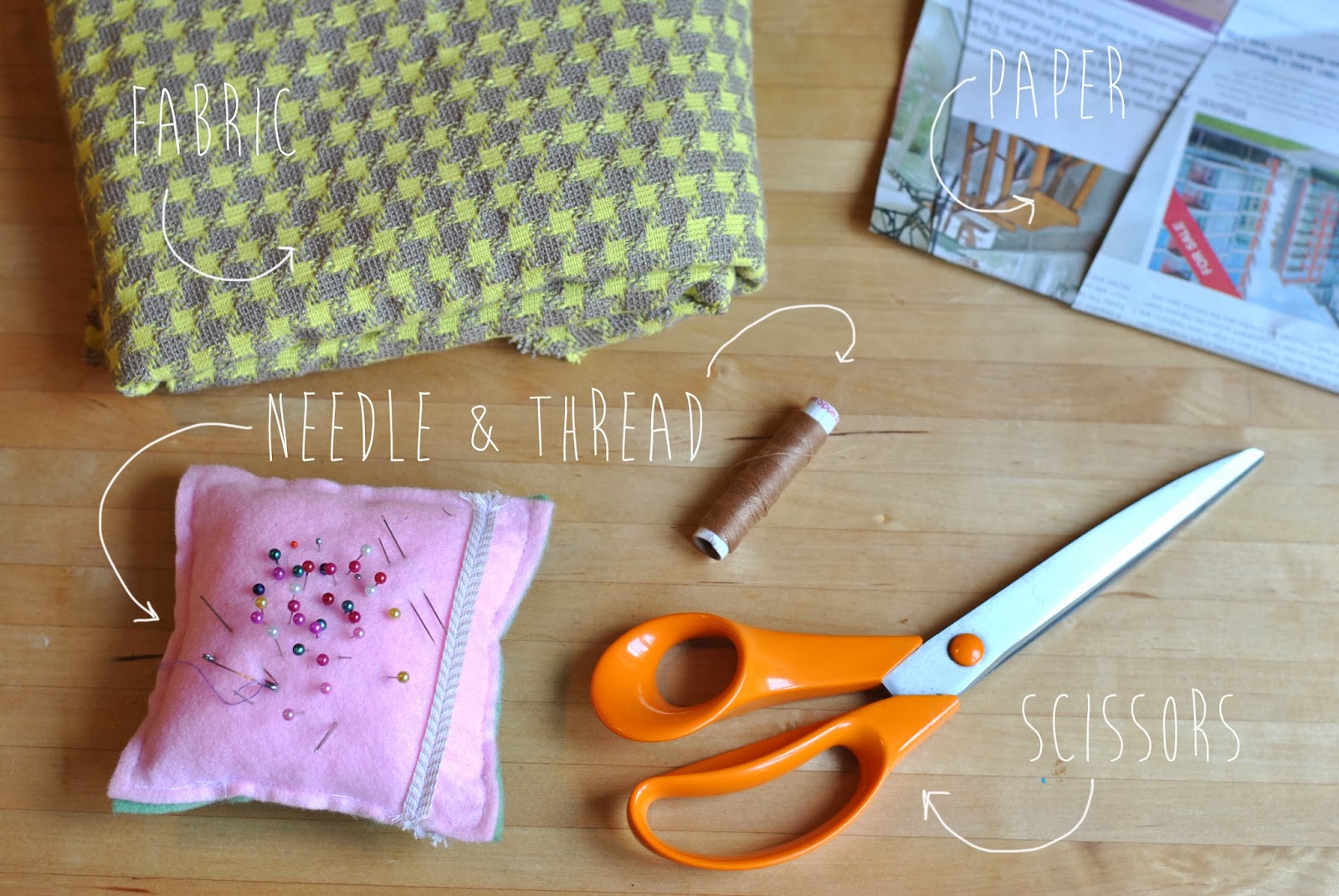 Knicker Elastic Fantastic DIY Fantastic Houndstooth Bean Bag Cover