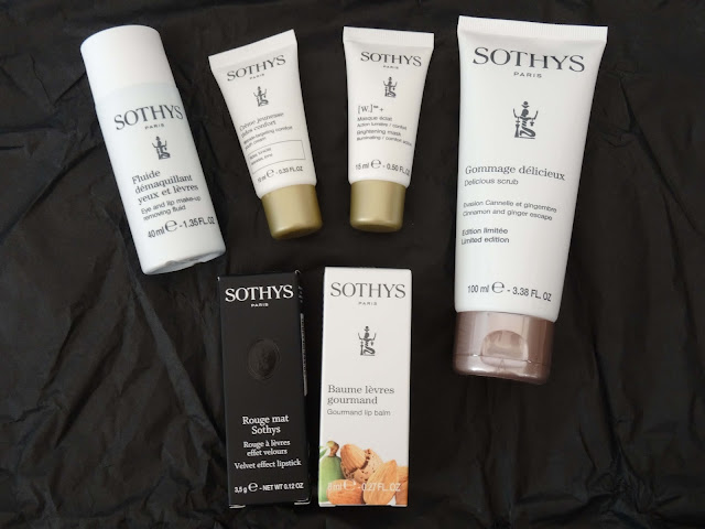 SOTHYS Herbst Box 2017 Produktinhalt der SOTHYS Herbst BOx 2017 - MissNemou