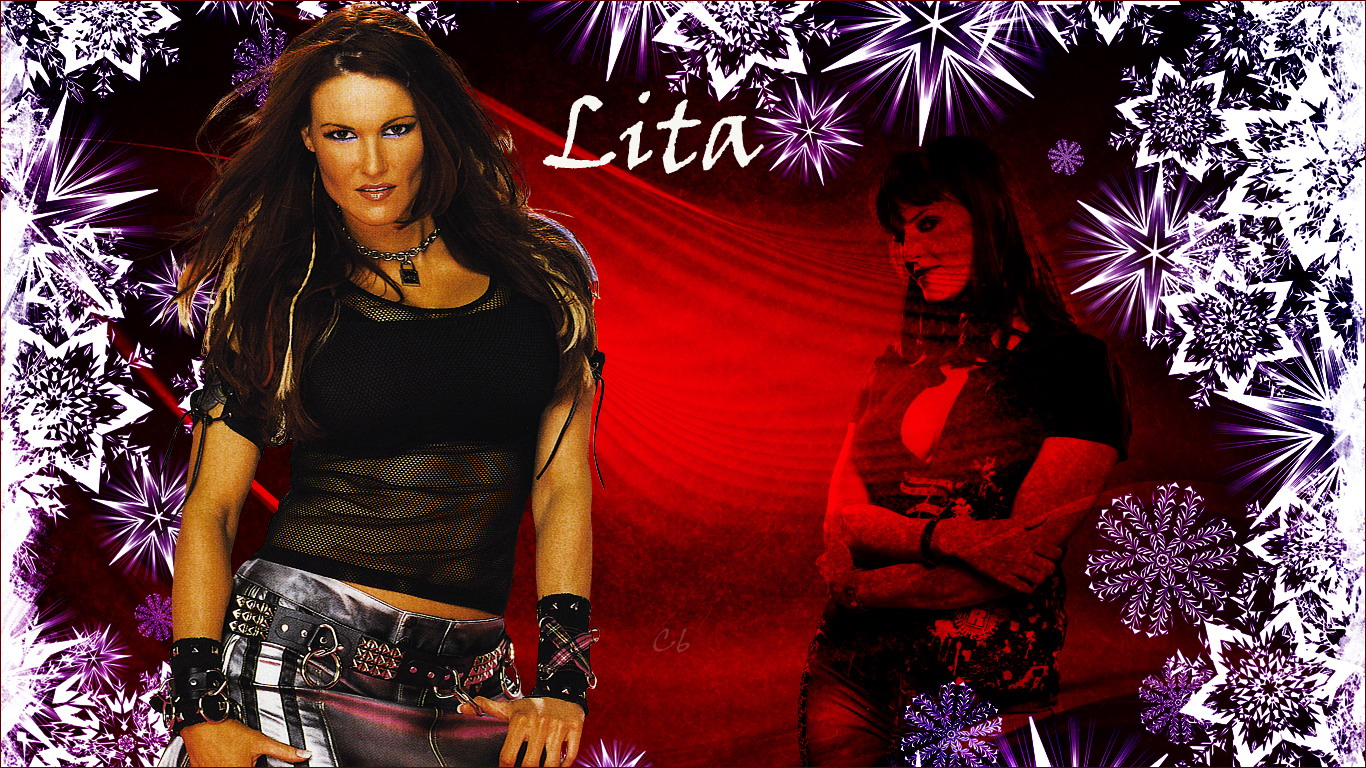 WWE Superstar Divas Lita HD wallpapers.