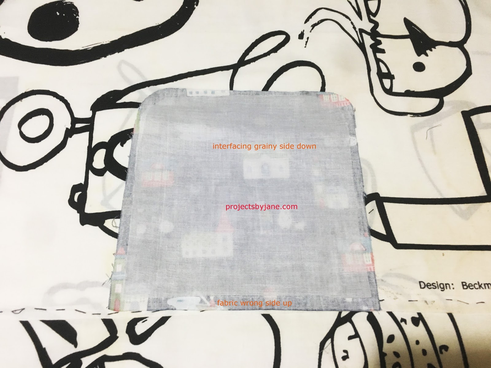 How to interface fabric