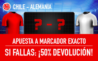 Sportium promocion 25 euros Chile vs Alemania 2 julio Sportium promocion 25 euros Chile vs Alemania 2 julio